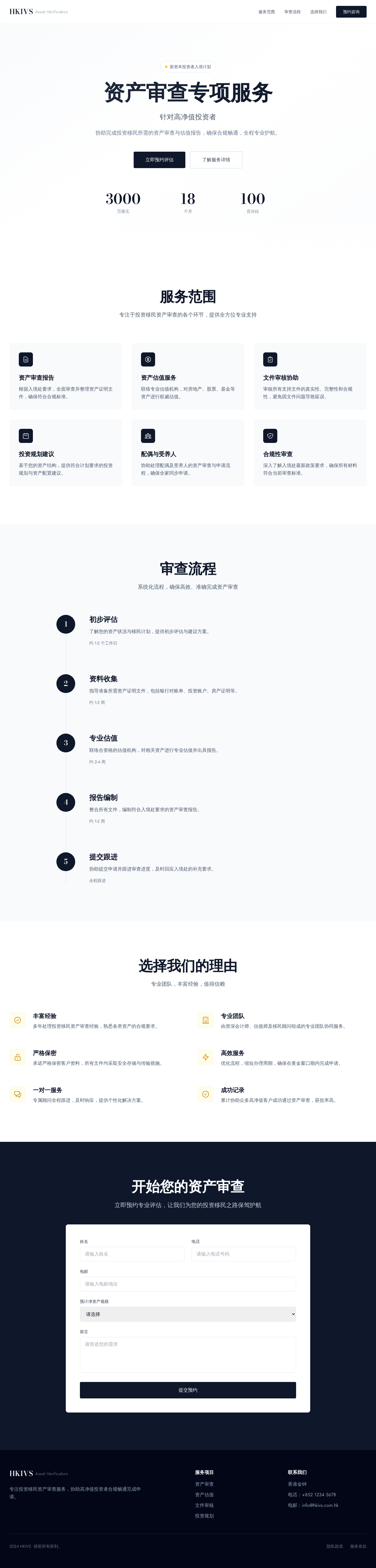 HK Corp Valuation Visa